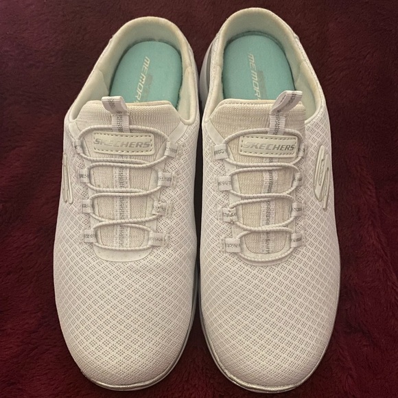 Skechers Shoes - Skechers Women's White Slip-On Sneakers